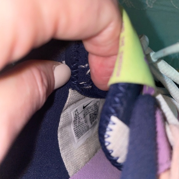 Nike Air Force 1 colorful lilac and in pink / AF1 sneakers womens 8.5 - Picture 8 of 10